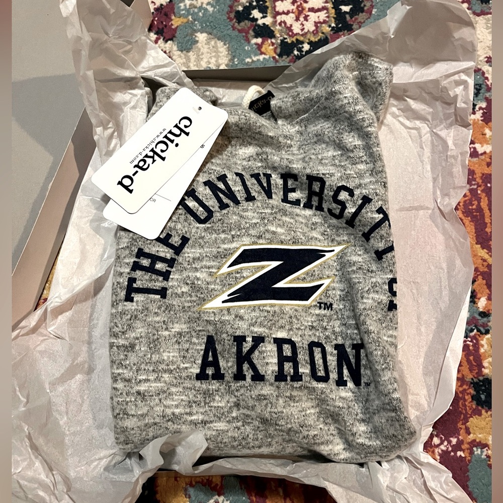 Women’s University of Akron Lightweight Hoodie